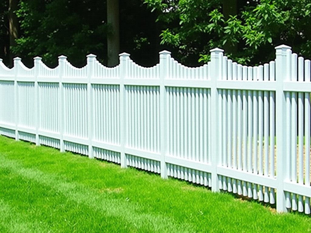 16 Ft White Vinyl Fence Ranch Rail