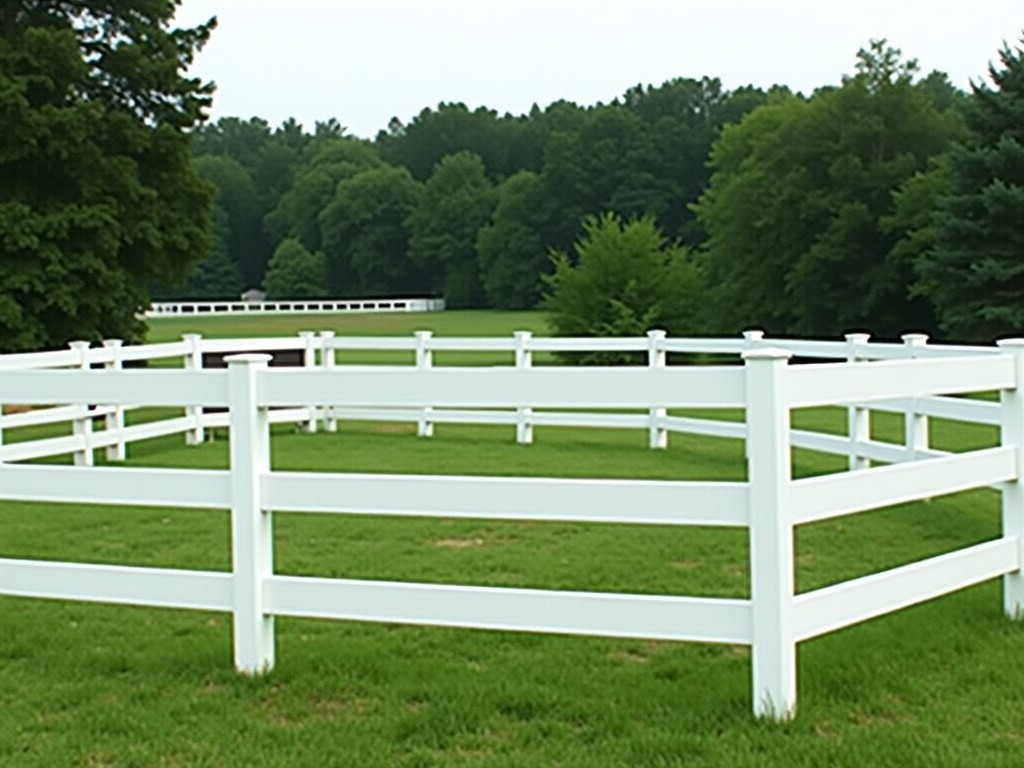 2 Rail Vinyl Ranch Fence Factory Direct