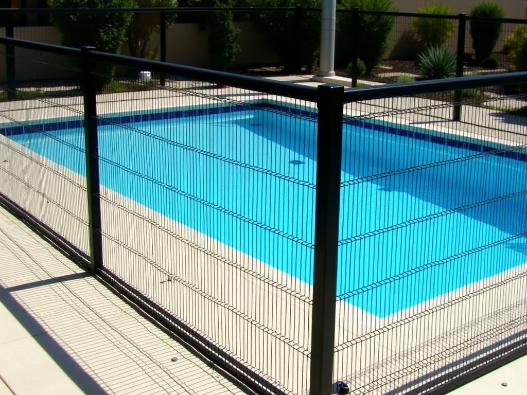 B2B Temporary Fencing For Pool Area