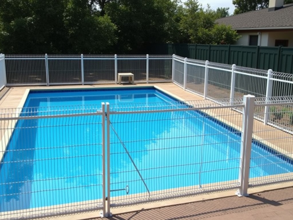 B2B Temporary Inground Pool Fence
