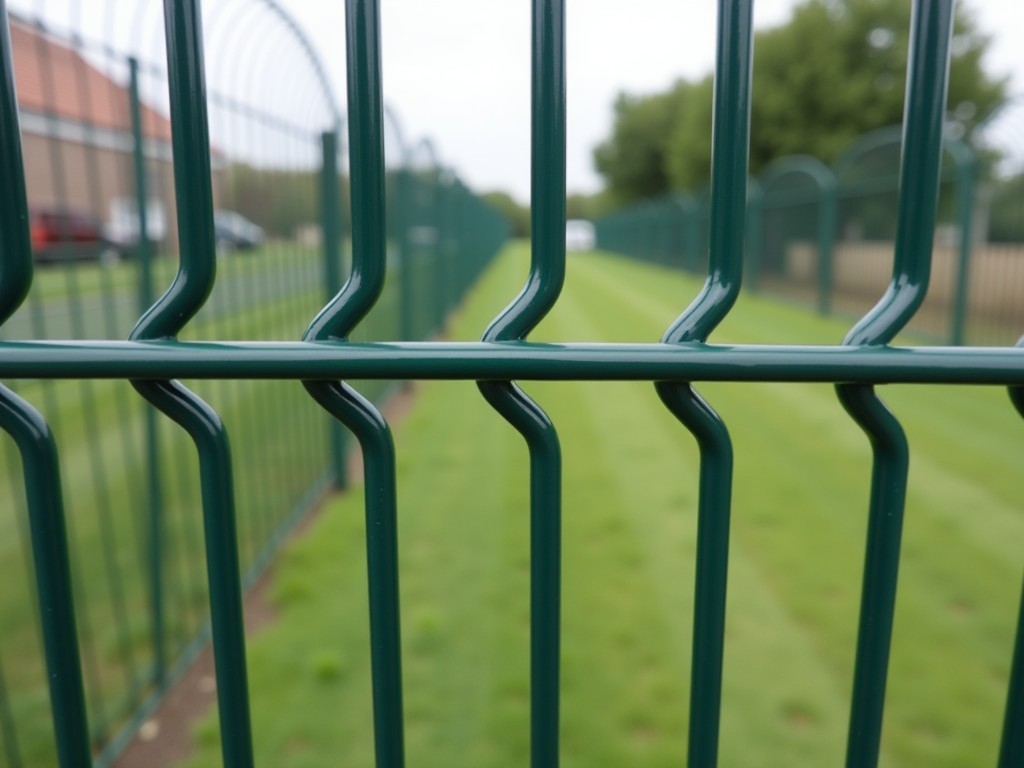 Black Pvc Coated Chain Link Wire Mesh Fence