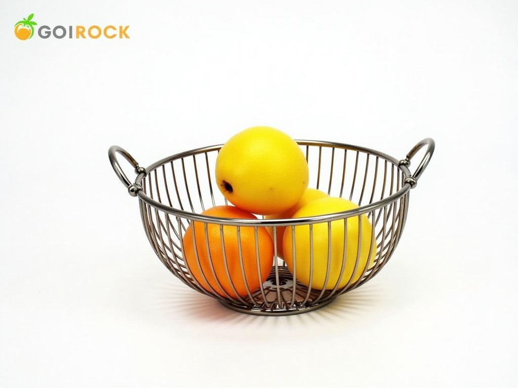 Factory Supply Stainless Steel Wire Fruit Basket