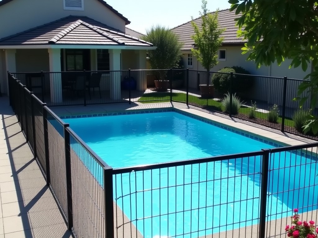 No Drill Temporary Pool Fence