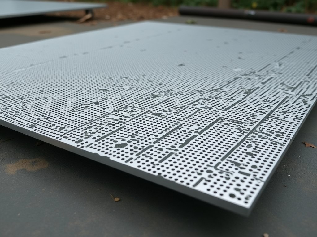 Perforated Galvanised Steel Sheet