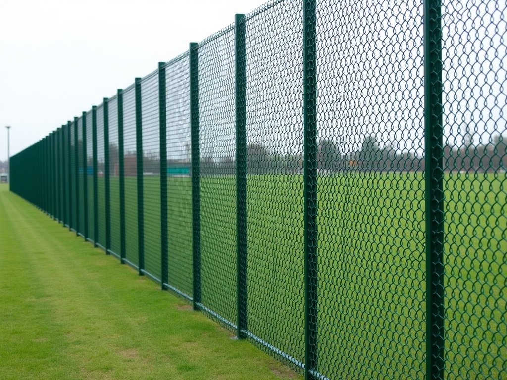 Plastic Coated Chain Link Fencing
