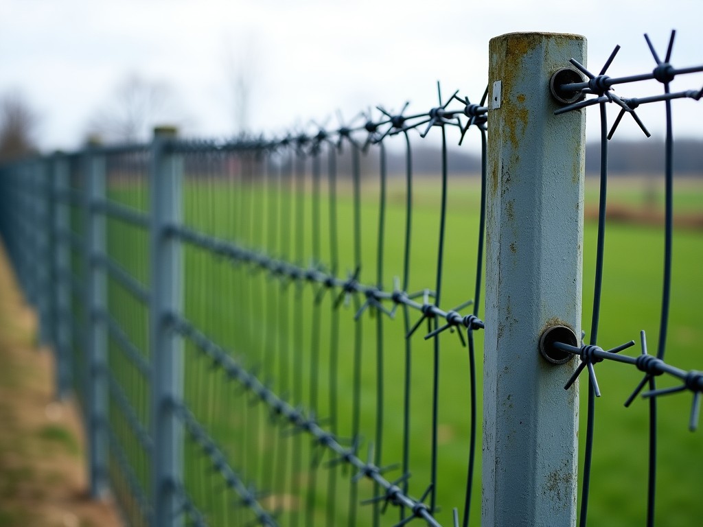Razor Barbed Wire Fence Installation