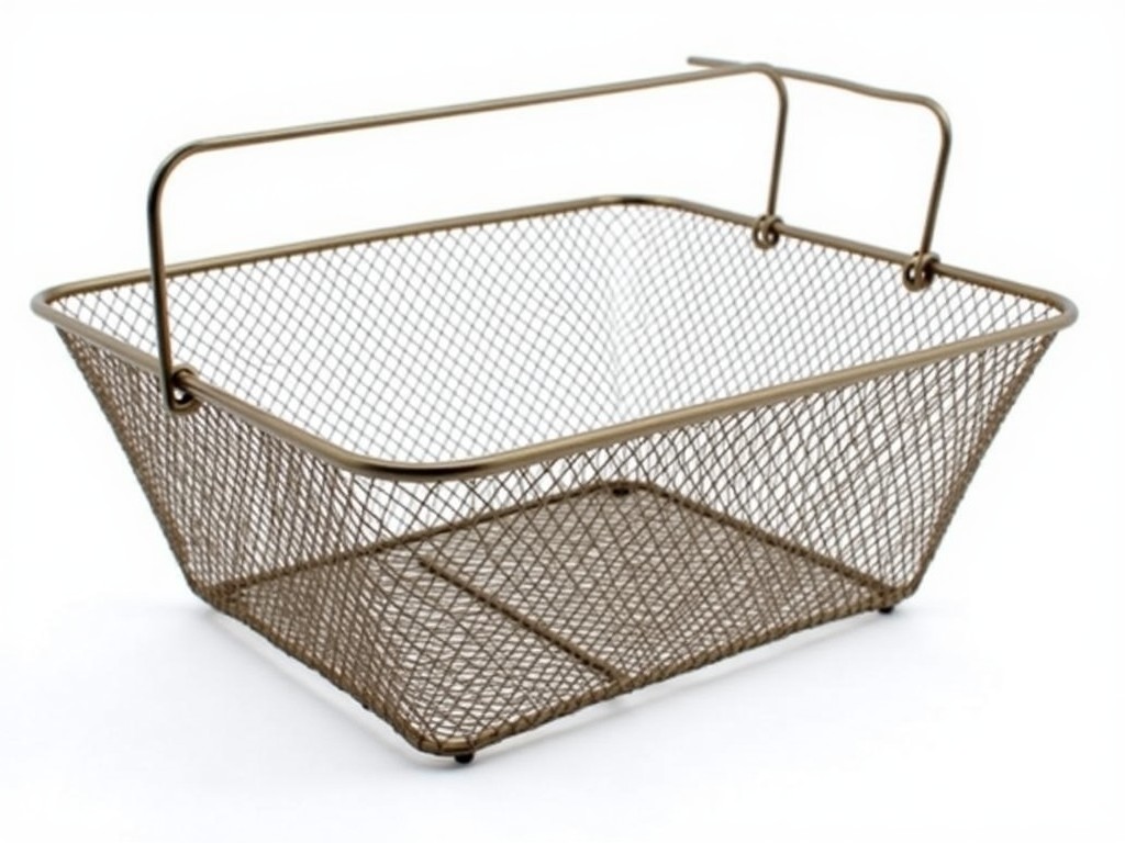 Vegetable Grill Basket With Removable Handle