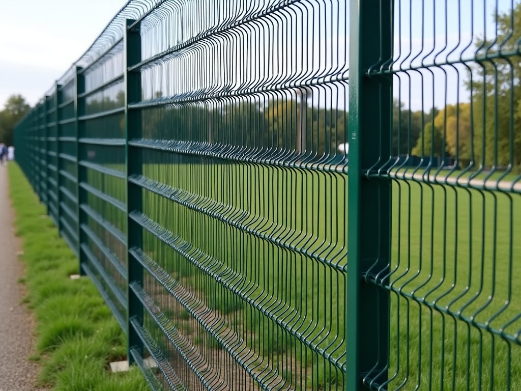 Wire Mesh Fence Installation
